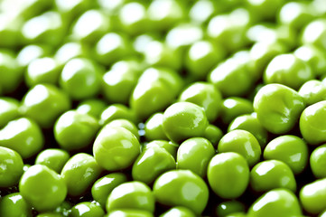 background of green peas