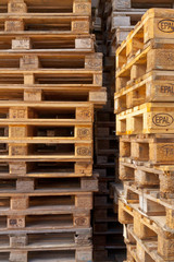 Stacked Pallets