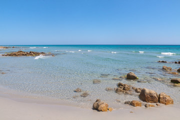 Fototapeta na wymiar Sardinia beach