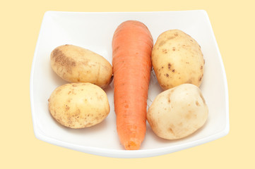 Carrots and potato
