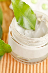 botte of organic cream