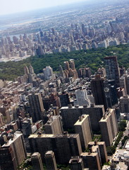 bulding and central park