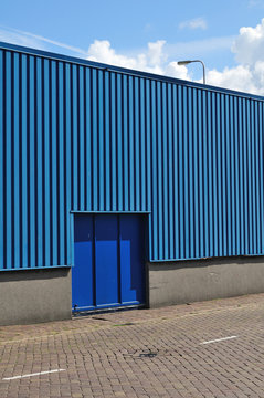 Blue storage gate