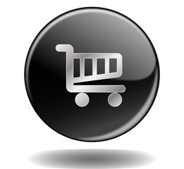 SHOPPING CART Web Button (order now online add to basket icon)