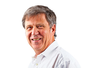 portrait of happy man