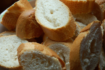 Baguette in Scheiben