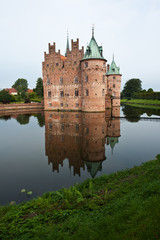 Fototapeta na wymiar Egeskov castle Funen Denmark