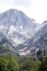 Fototapeta na wymiar Kamieniołomy Carrara