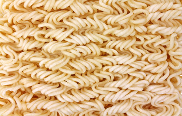 Close view chow mein noodles