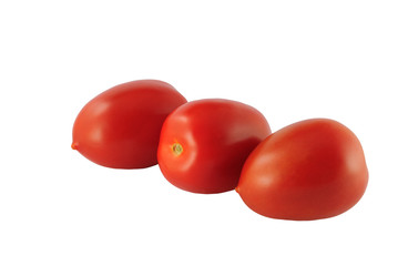 3 Tomaten der Sorte Roma (Solanum lycopersicum) - 3 tomatoes