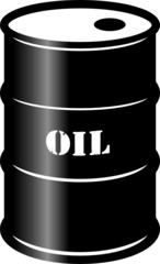 Oil barrel, vector illustration