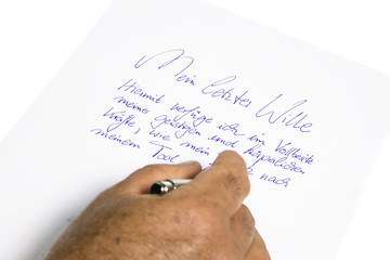 Mein letzter Wille