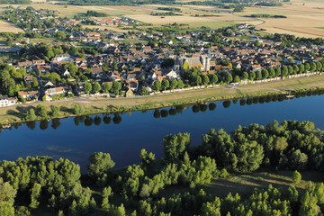 vue aérienne de Saint-Dyé-sur-Loire