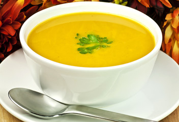 Squash Soup for fall dining