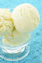 delicious vanilla ice cream