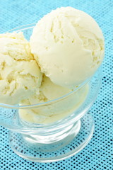 delicious vanilla ice cream