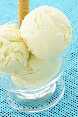 delicious vanilla ice cream