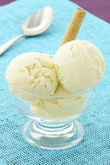 delicious vanilla ice cream