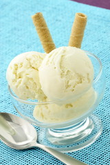 delicious vanilla ice cream