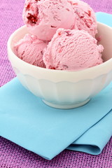 delicious mixed berries ice cream