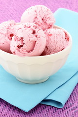 delicious mixed berries ice cream