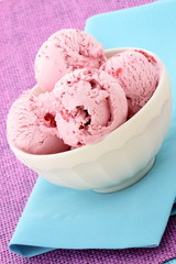 delicious mixed berries ice cream