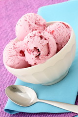delicious mixed berries ice cream