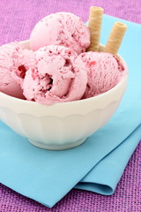 delicious mixed berries ice cream