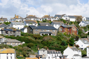 scorcio del villaggio di Port Isaac in Cornovaglia