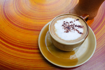 Hot mocha at chiangmai