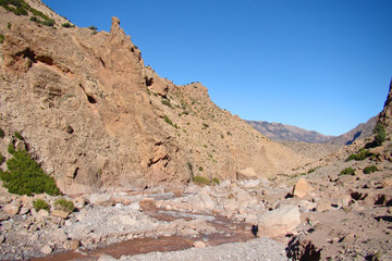 Fototapeta premium Vallée dans le Haut Atlas (Maroc)