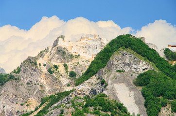 Carrara Marmor Steinbruch - Carrara  marble stone pit 15