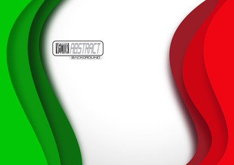 Bandiera tricolore astratta   Vettoriale © puckillustrations