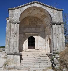 Fototapeta na wymiar Ancient Dzhanike-Khanim chapel. XV century