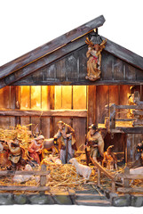 weihnachtskrippe Holzfiguren