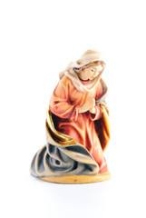 Weihnachtskrippe Holzfiguren Maria