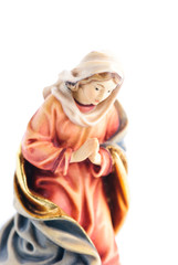 Weihnachtskrippe Holzfiguren Maria