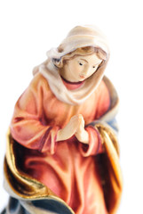 Weihnachtskrippe Holzfiguren Maria