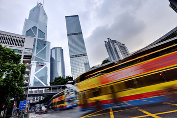 Fototapeta premium Hong Kong rush traffic
