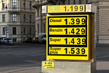 Rising gas price