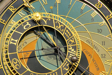 Prag Uhr - Prague tower clock 06