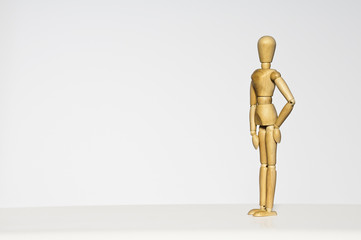 mannequin standing straight