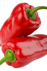 Two red peppers