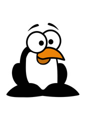 comic pinguin