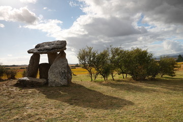 dolmen Sorginetxe vista general © Pablo Fernández