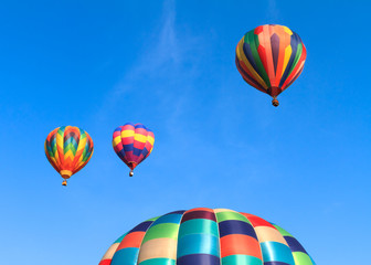 Naklejka premium hot air balloons