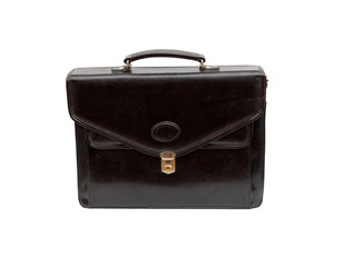 Fashionable leather briefcase