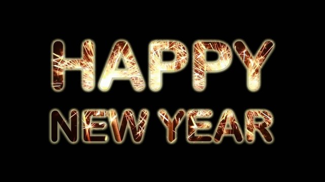 Happy new year wunderkerzen