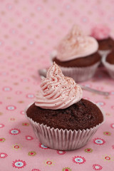 Pink cupcakes