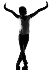 hip hop funk dancer dancing man
